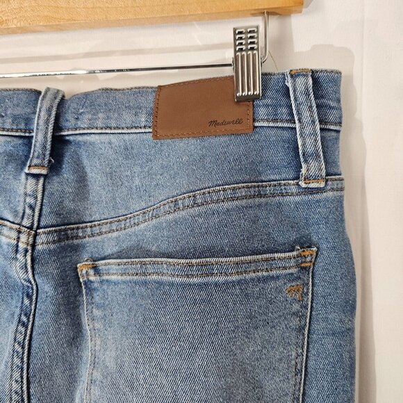 Madewell Jeans Womens 29 32x26 Blue 10" High Rise Skinny Crop Denim Stretch - Picture 11 of 13